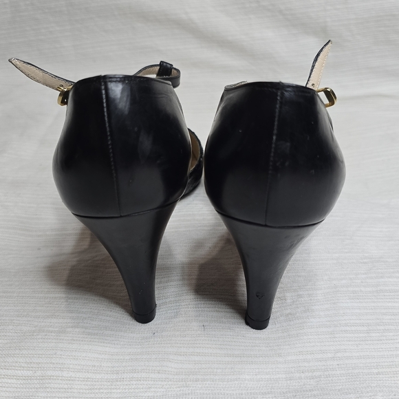 Black T-Strap Heels - Picture 3 of 5